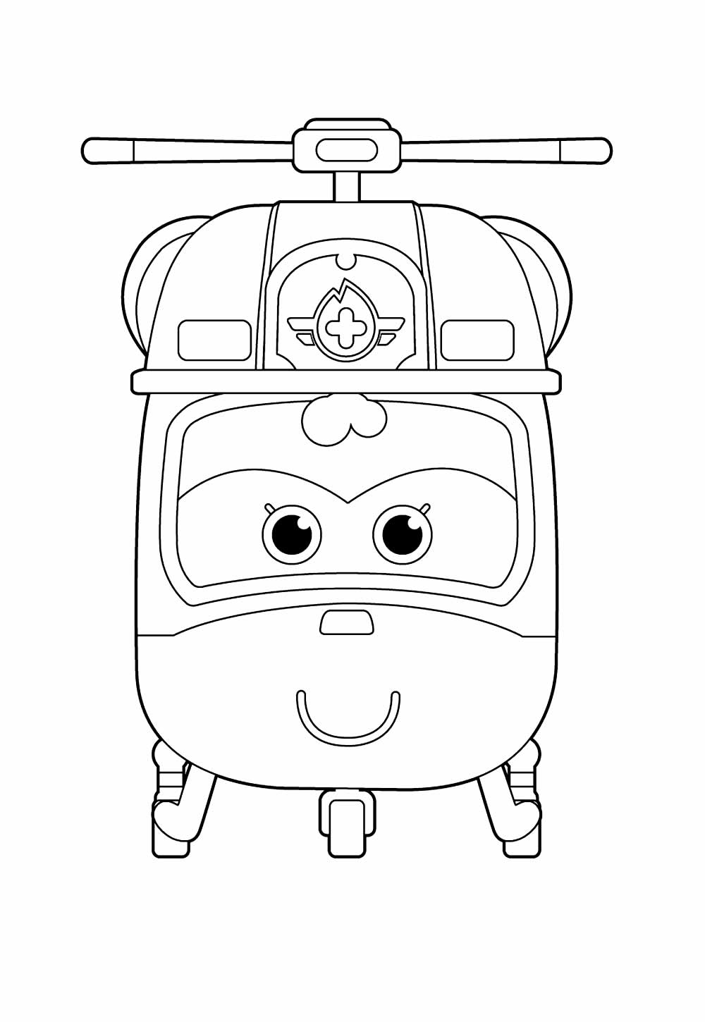 Desenhos de Super Wings para pintar