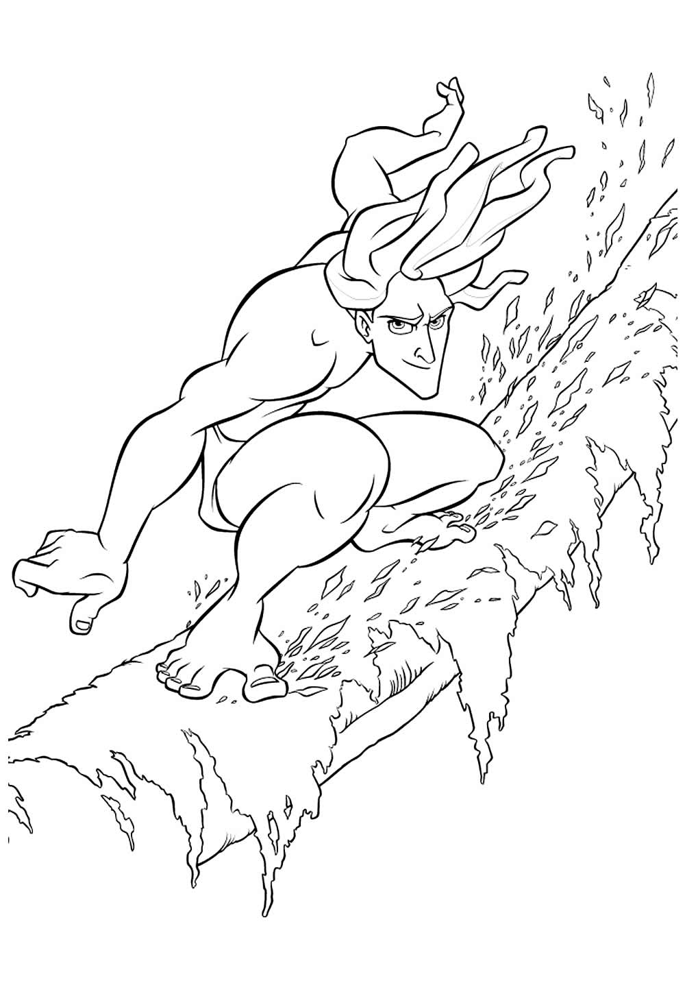 Desenhos Tarzan Colorir