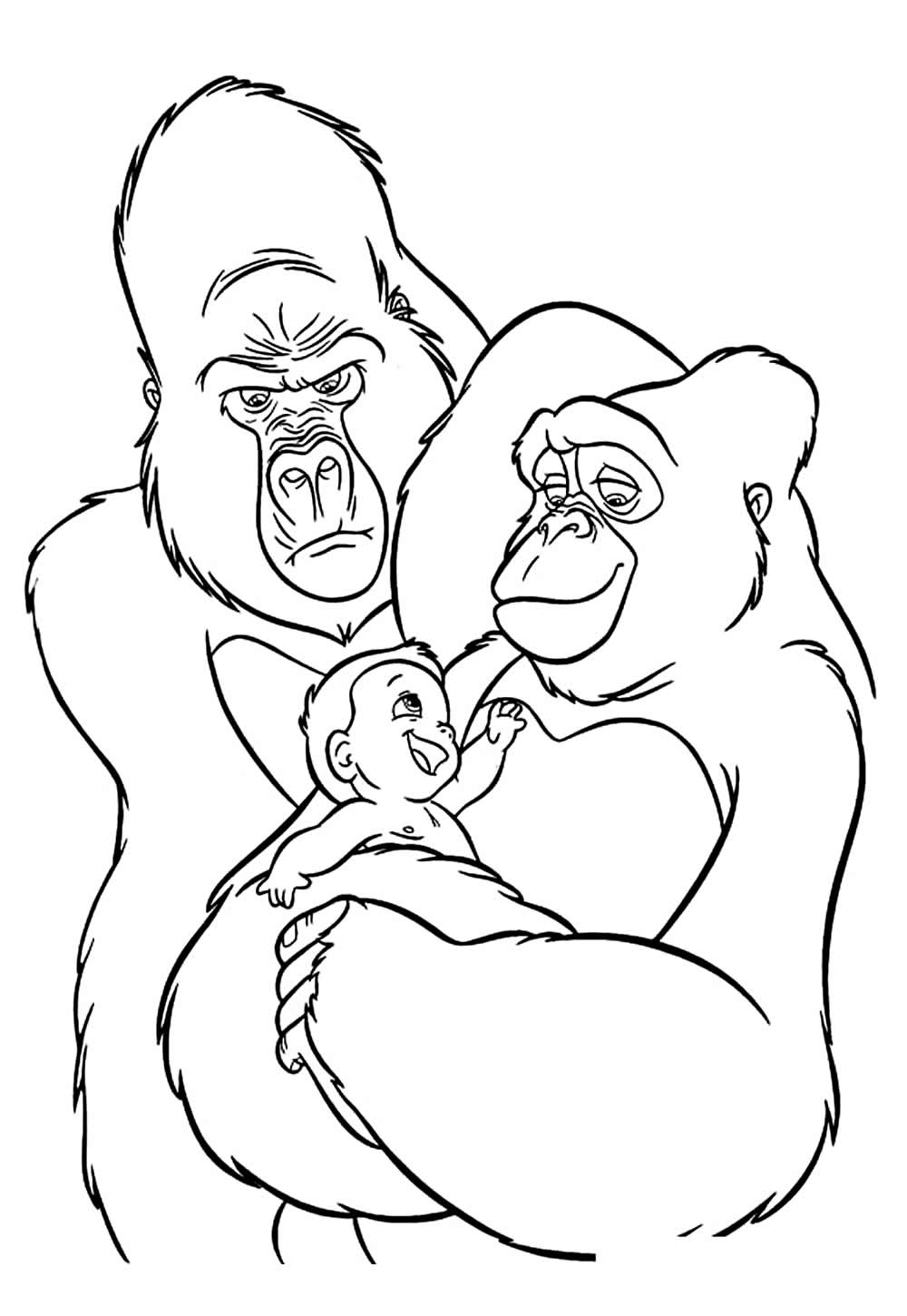 Desenhos Tarzan Pintar