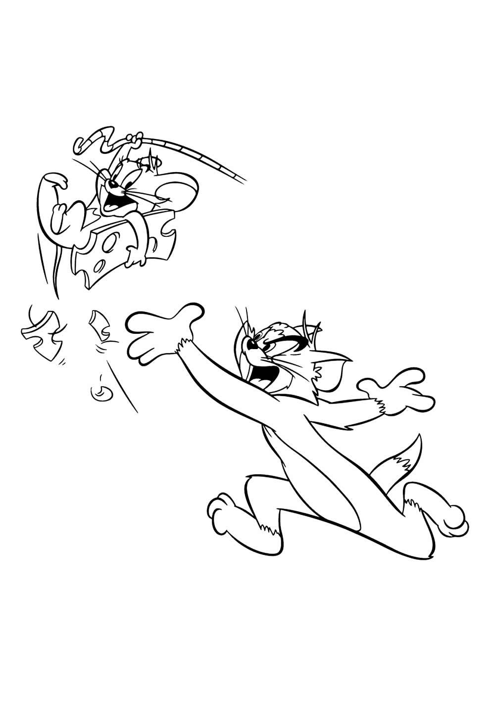 Desenhos de Tom e Jerry para pintar