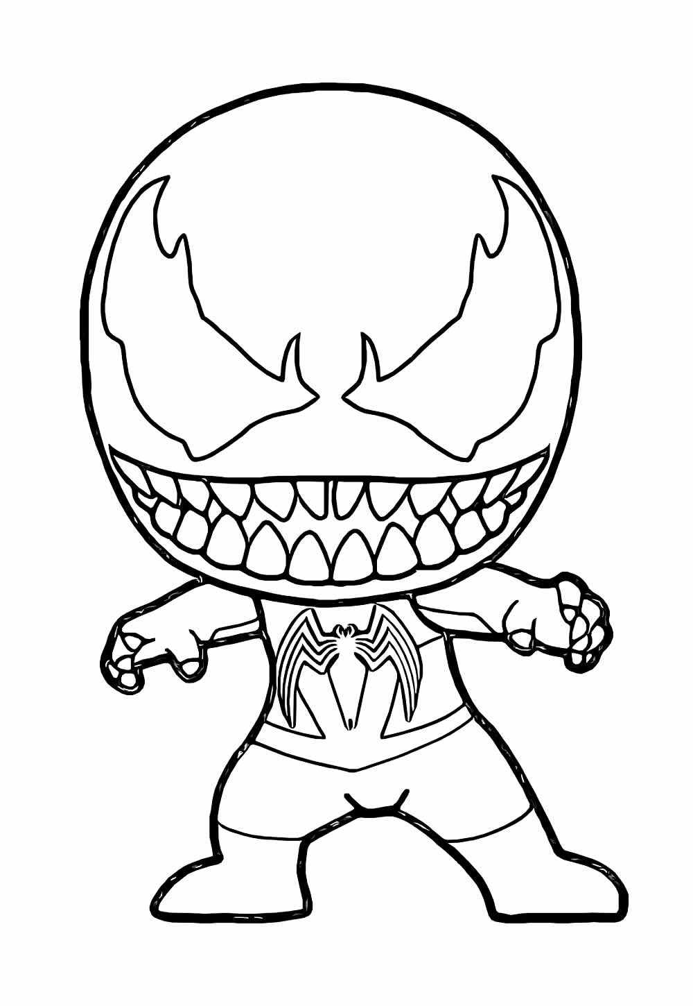 Desenhos de Venom para colorir