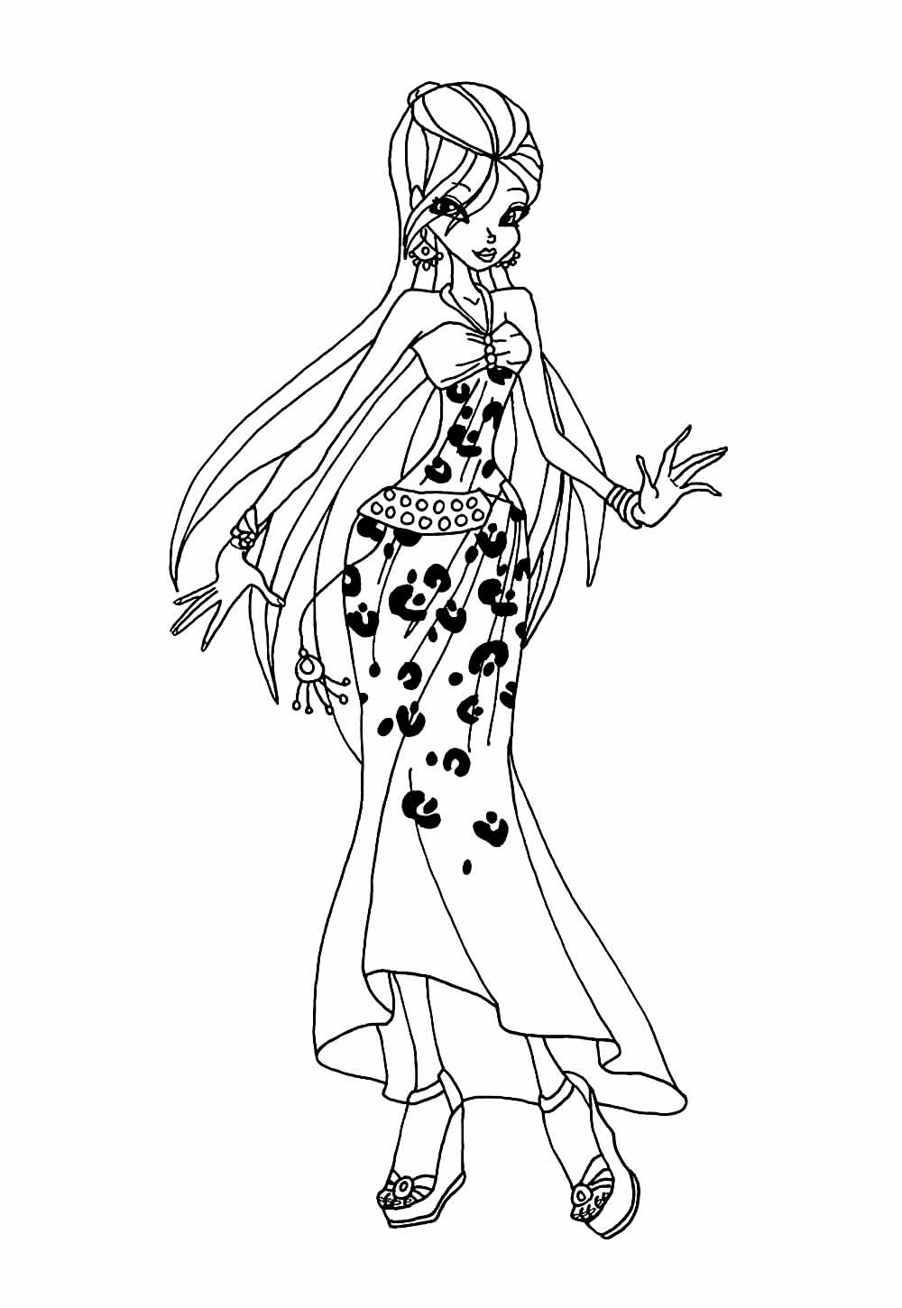 Desenhos de Winx Club para colorir