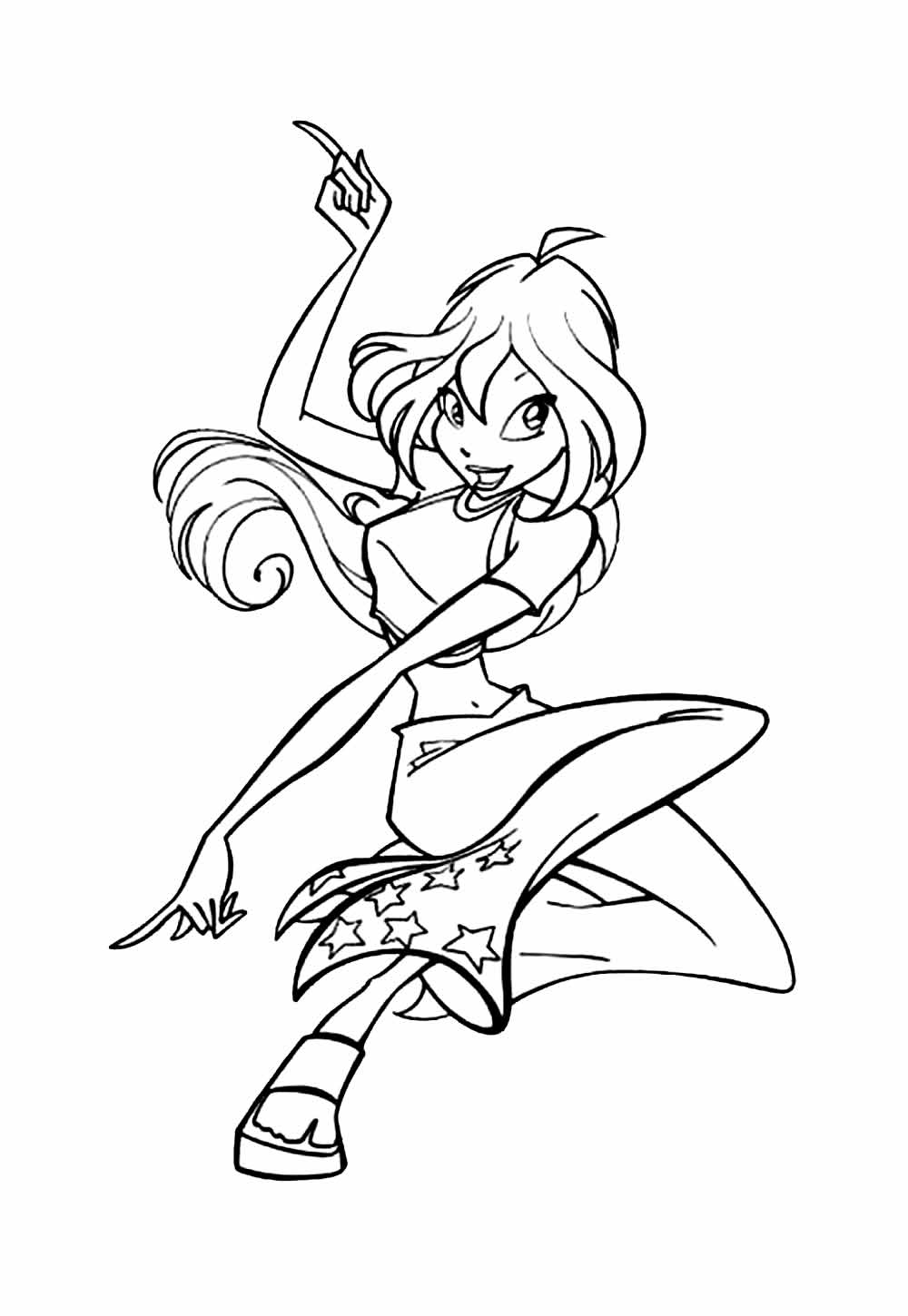 Desenhos de Winx Club para colorir