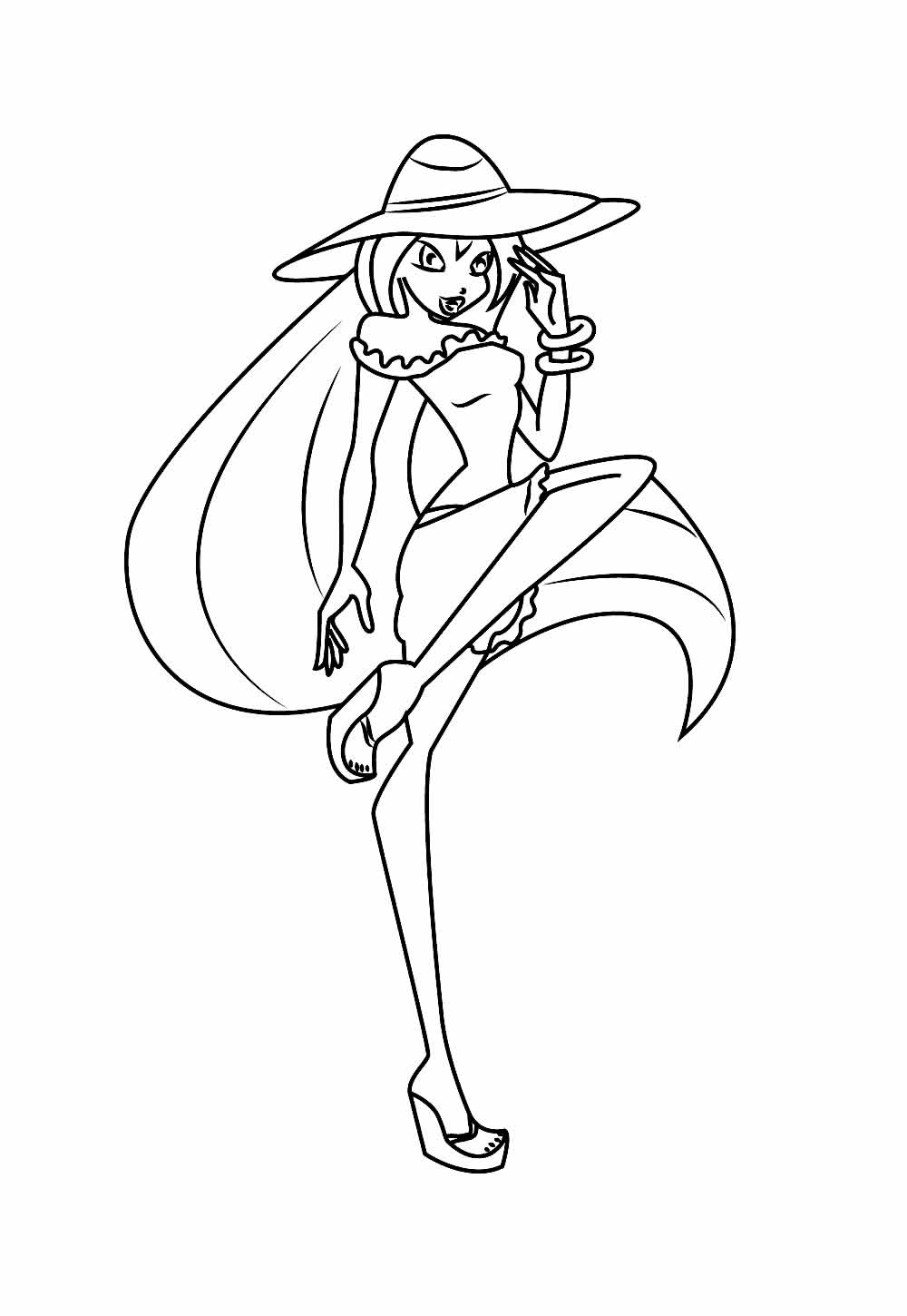 Winx Club para colorir