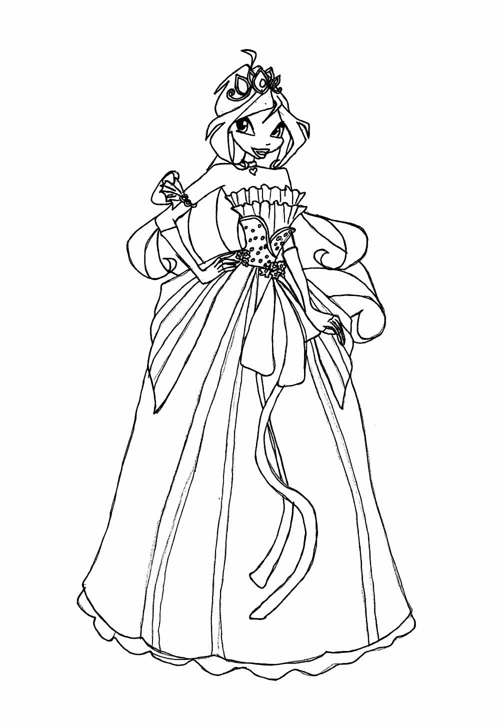 Desenhos de Winx Club para pintar