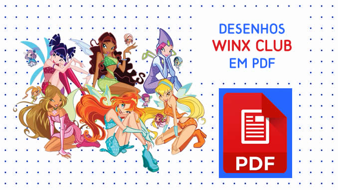 Desenhos de Winx Club em PDF