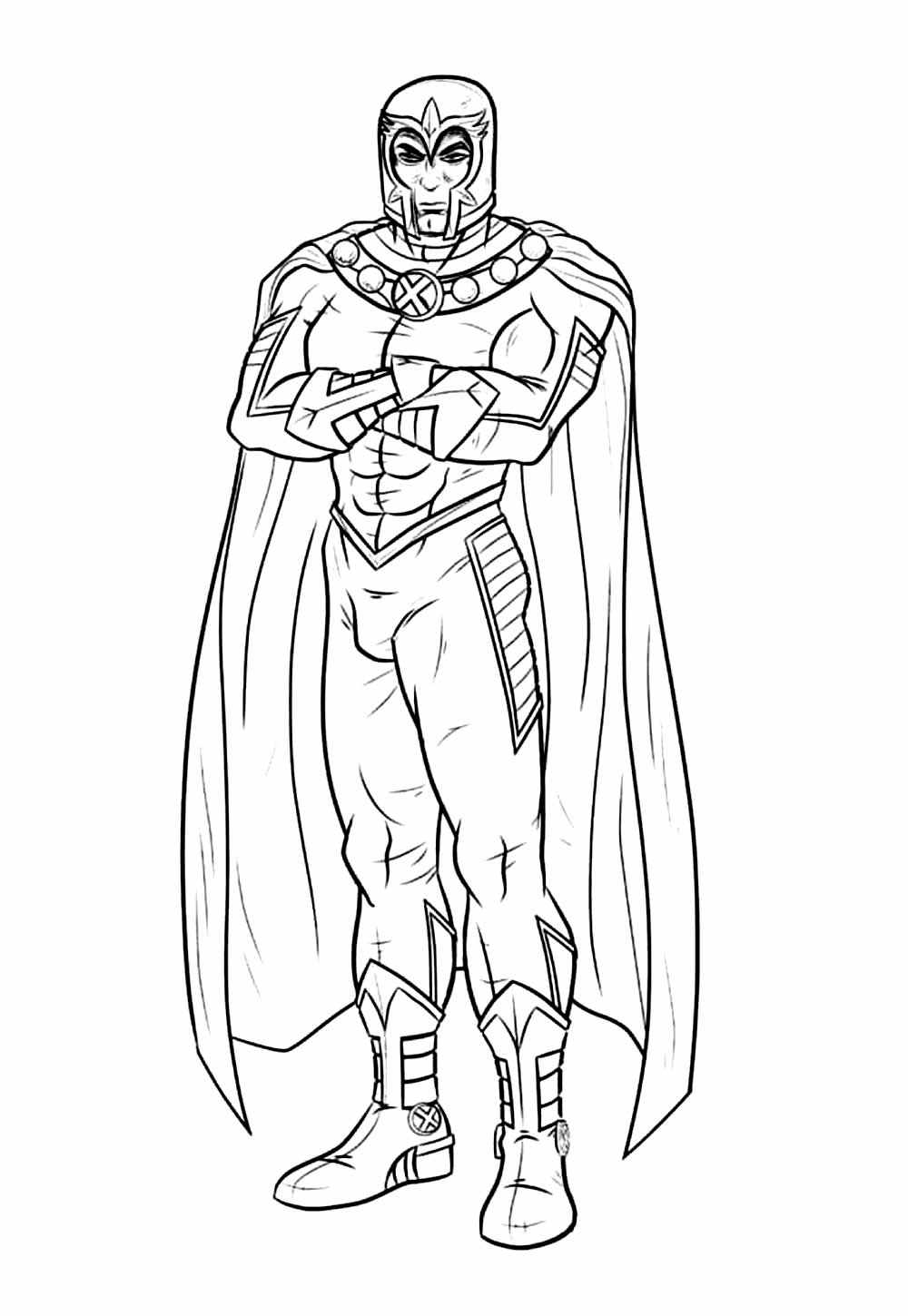 Desenho do Magneto para colorir