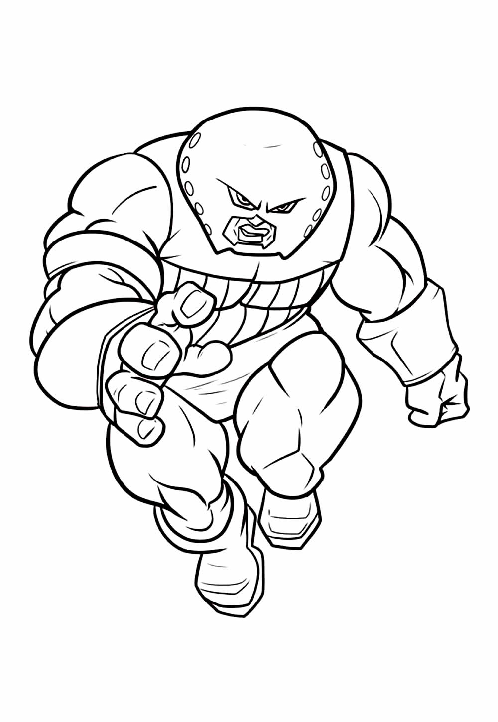 Desenho do Juggernaut para colorir