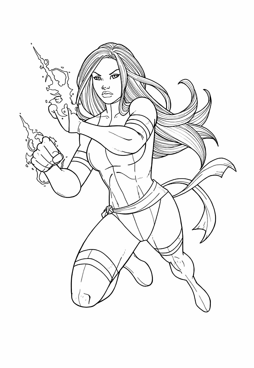 Desenho para colorir de X-Men