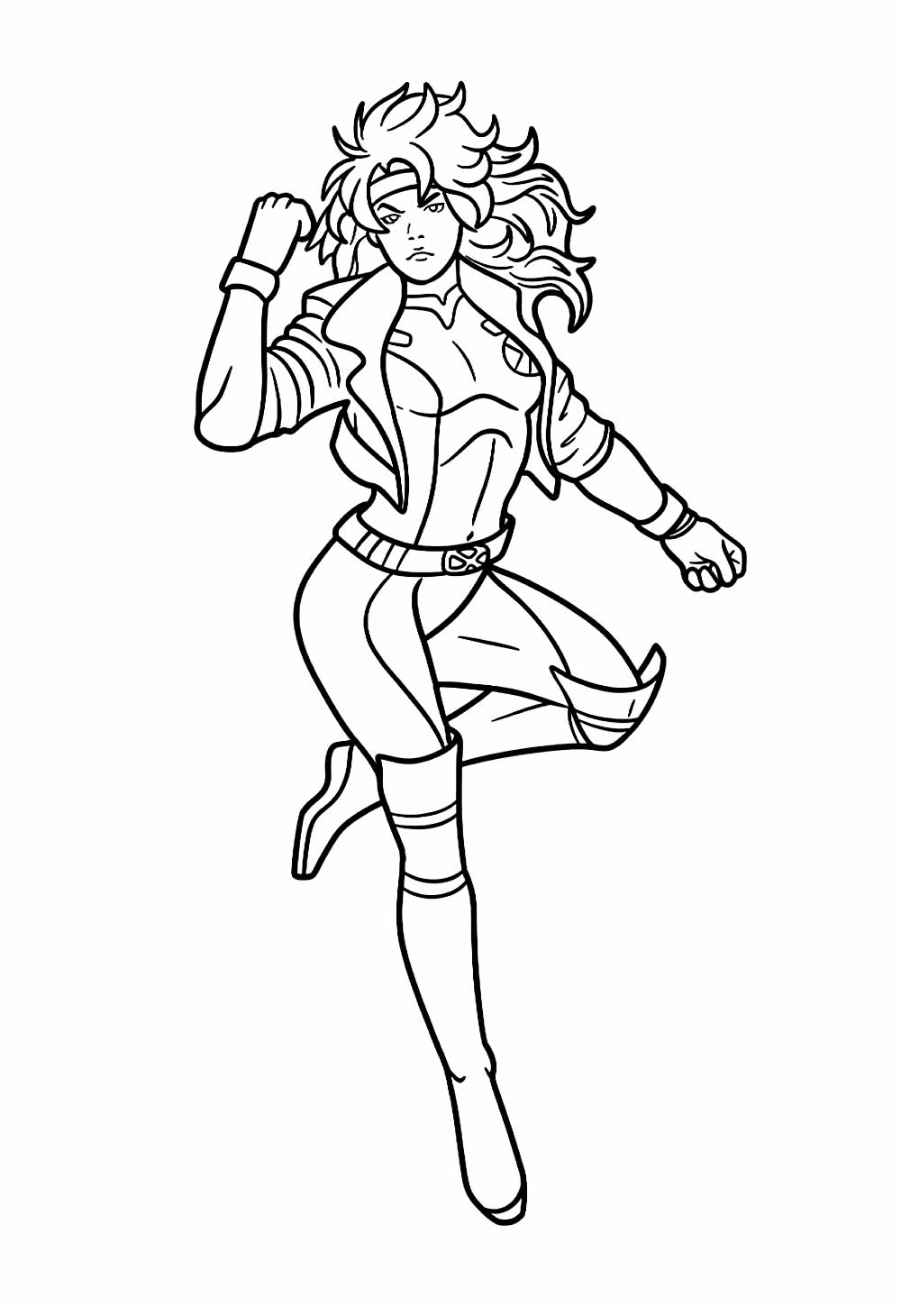 Desenho Antigo de X-Men para colorir