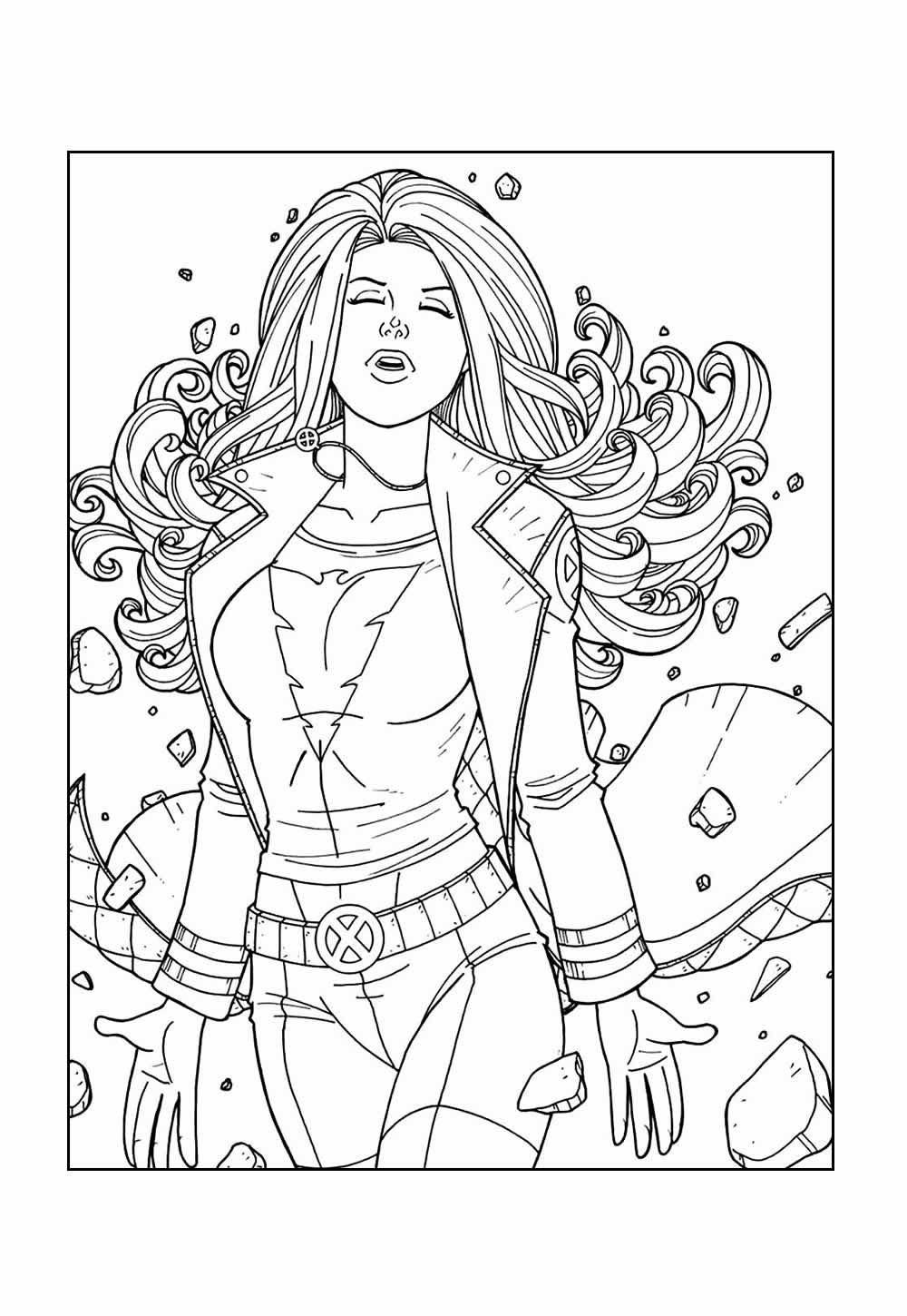 Desenhos X-Men Colorir