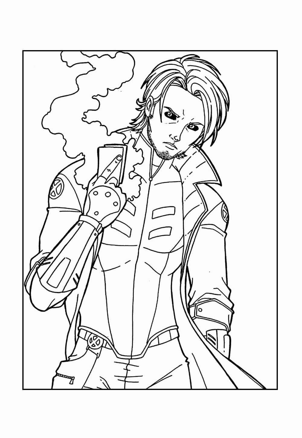 Desenhos X-Men Colorir