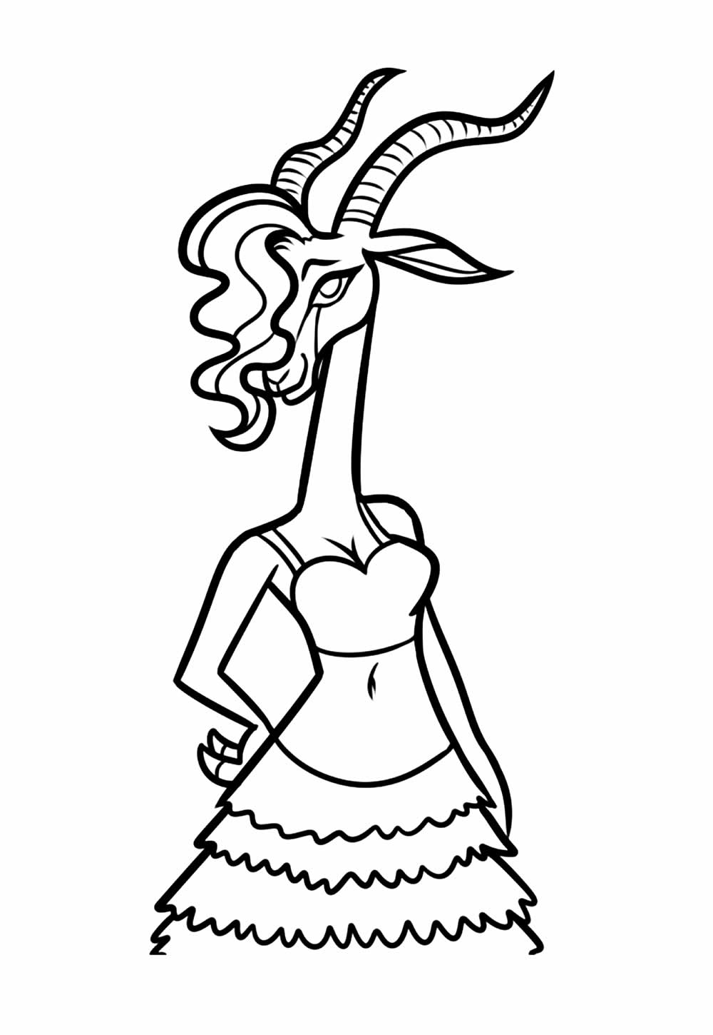 Desenho para pintar e colorir