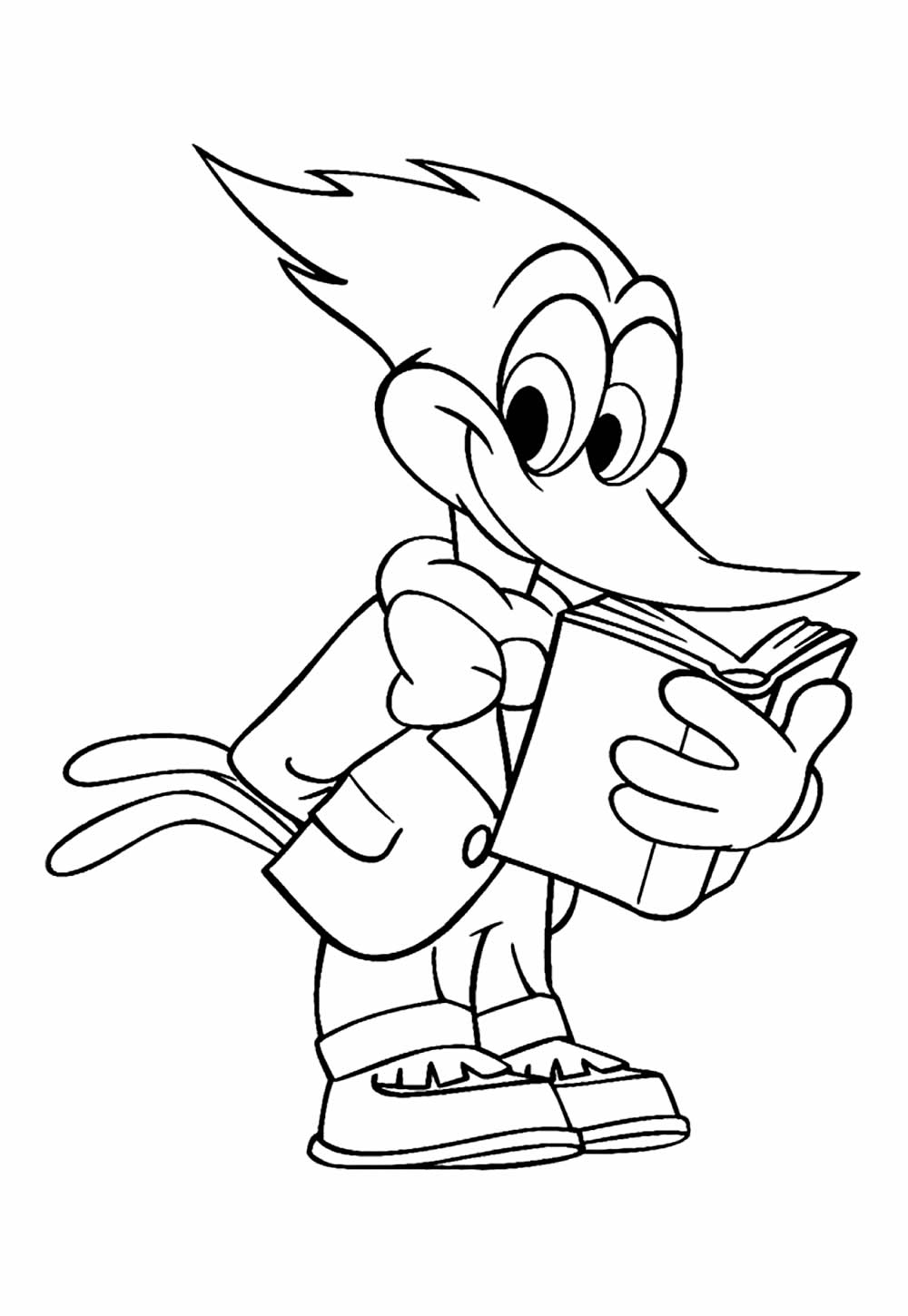 Desenhos do Pica-Pau para colorir