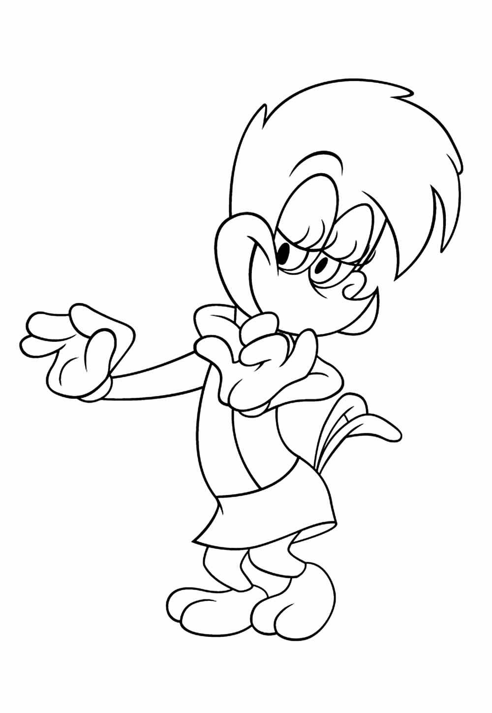 Desenhos Pica-Pau Pintar