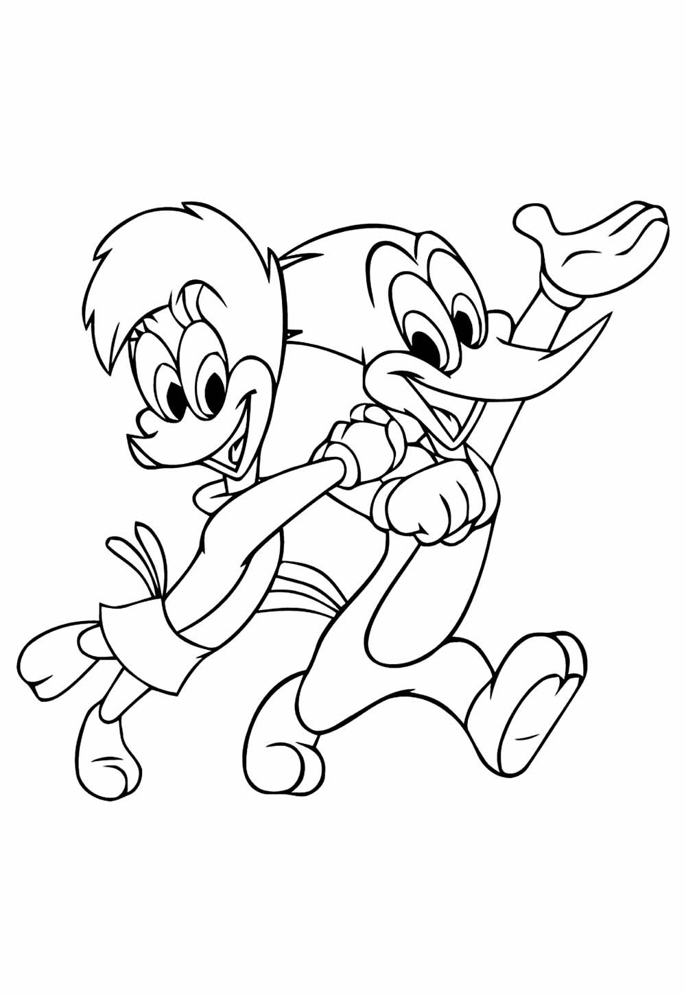 Pica-Pau para imprimir