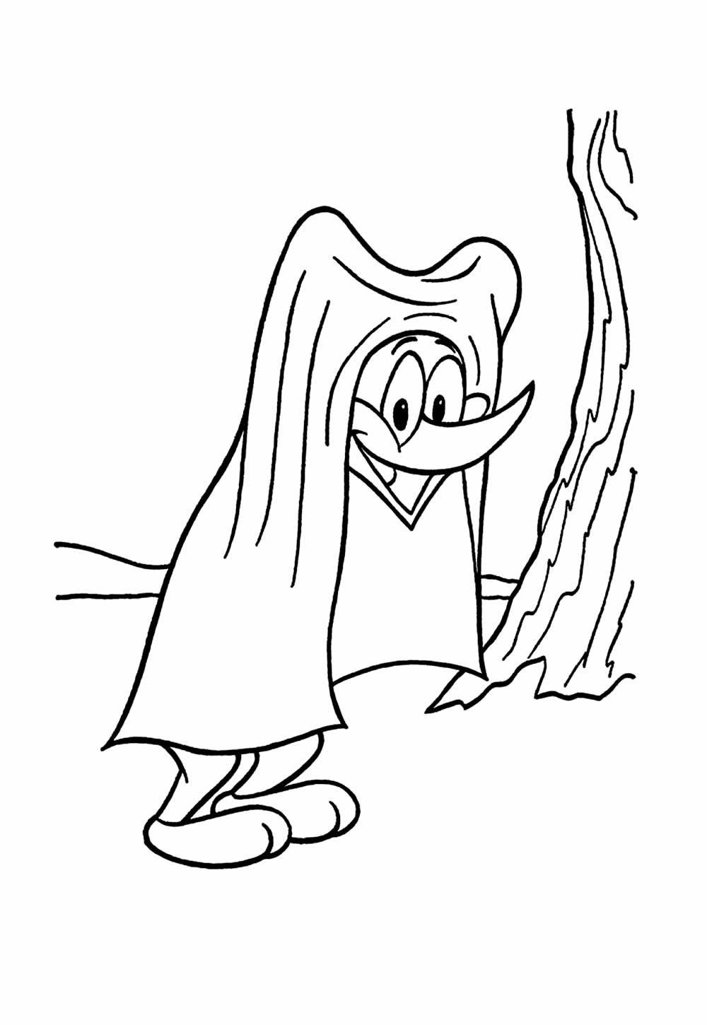 Desenho Pica-Pau Colorir