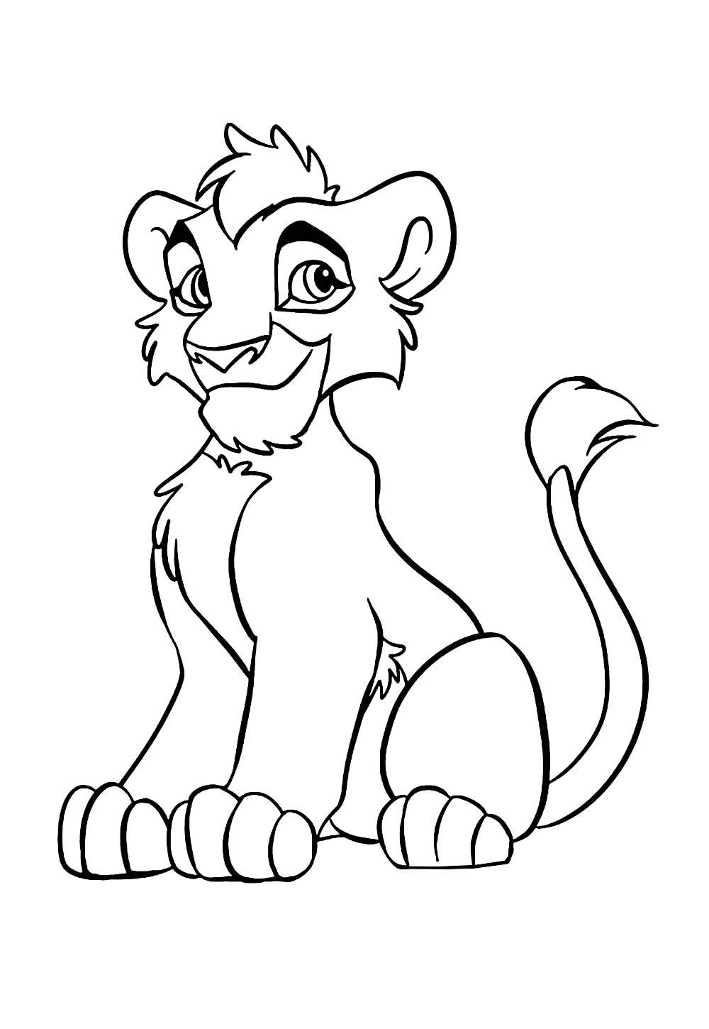 Desenhos Rei Leão Colorir