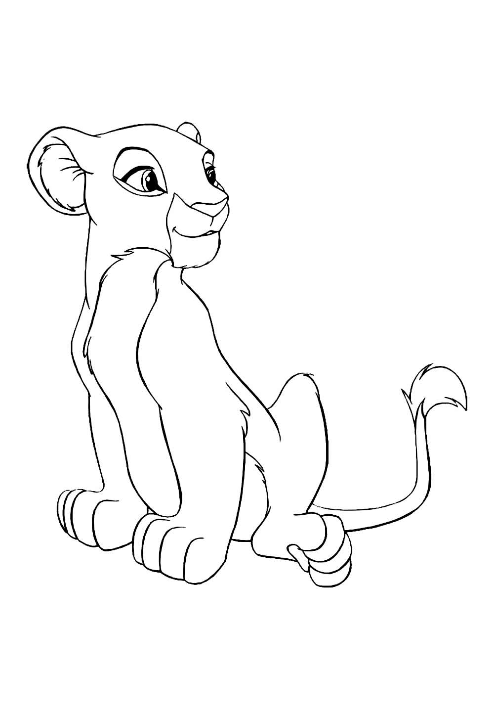 Rei Leão para pintar