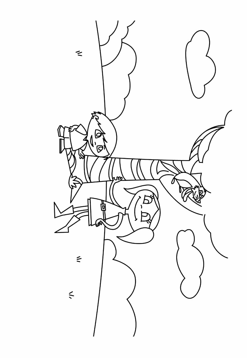 Desenho do Show da Luna para colorir