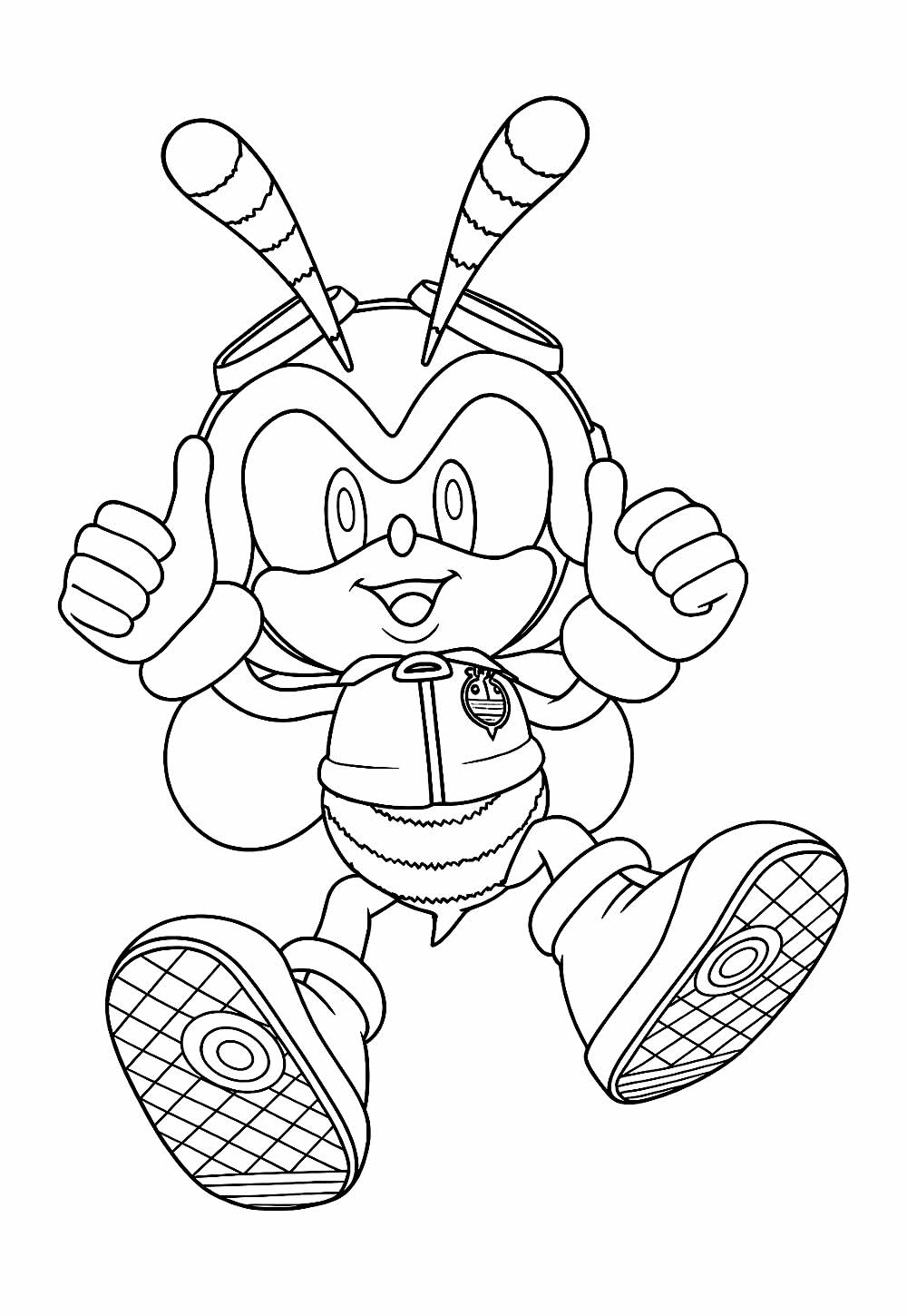 Desenho da Charmy Bee para colorir