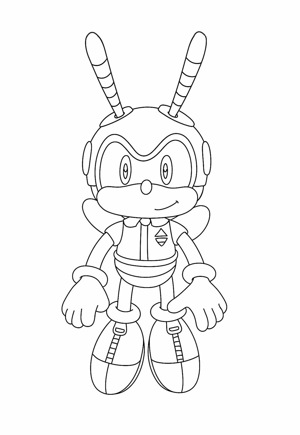 Desenho da Charmy Bee para colorir