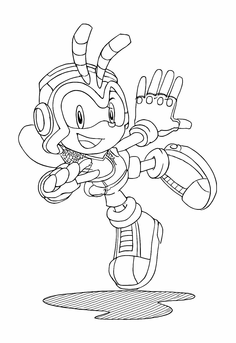 Desenho da Charmy Bee para colorir