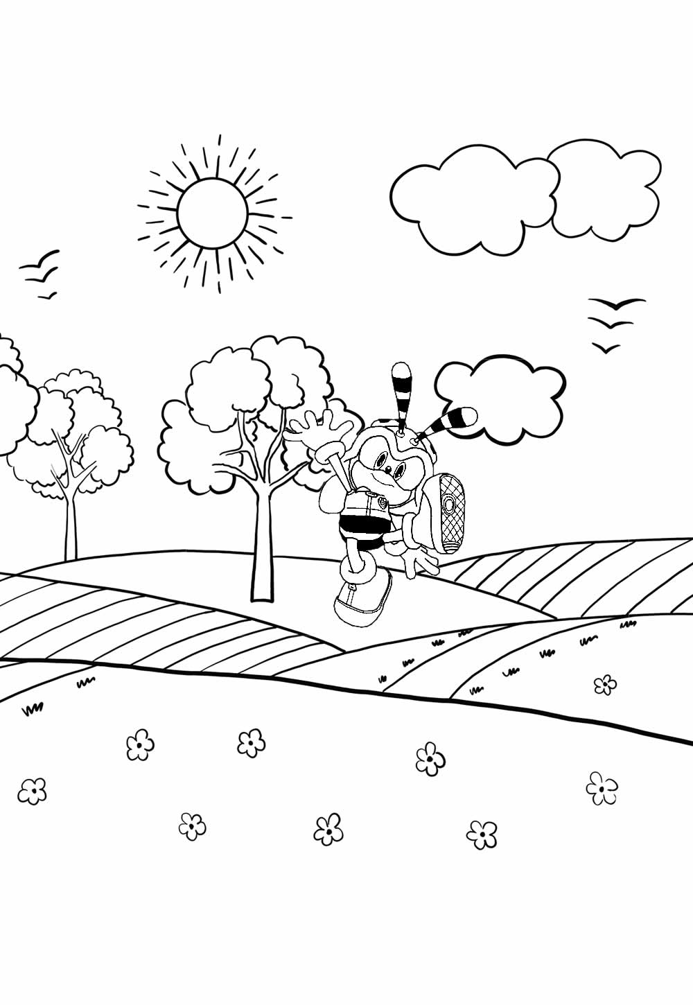 Charmy Bee para imprimir