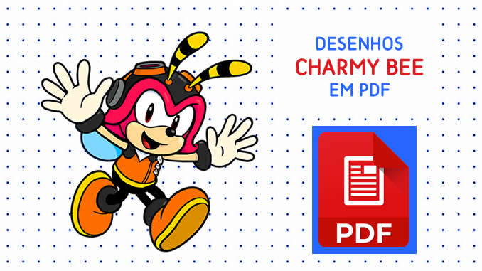 Desenhos da Charmy Bee em PDF