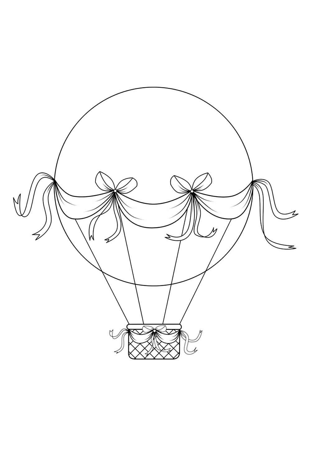 Desenho de Balão para colorir
