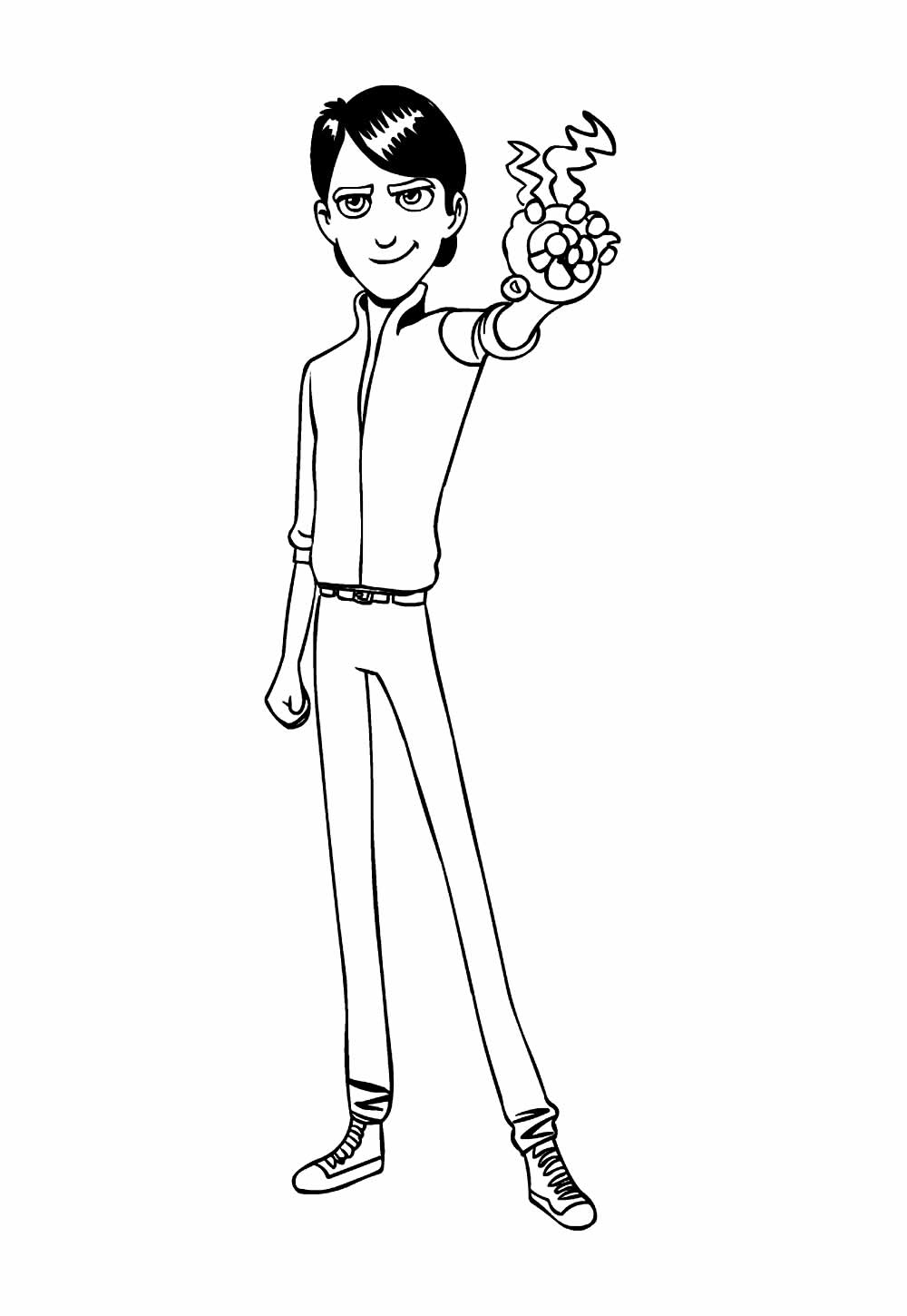 Caçadores de Trolls para colorir