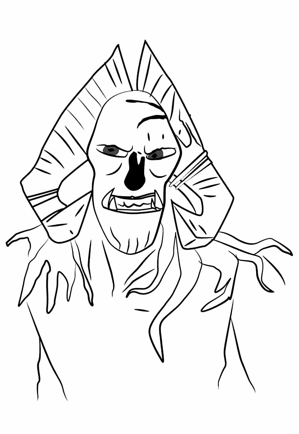 Caçadores de Trolls para colorir