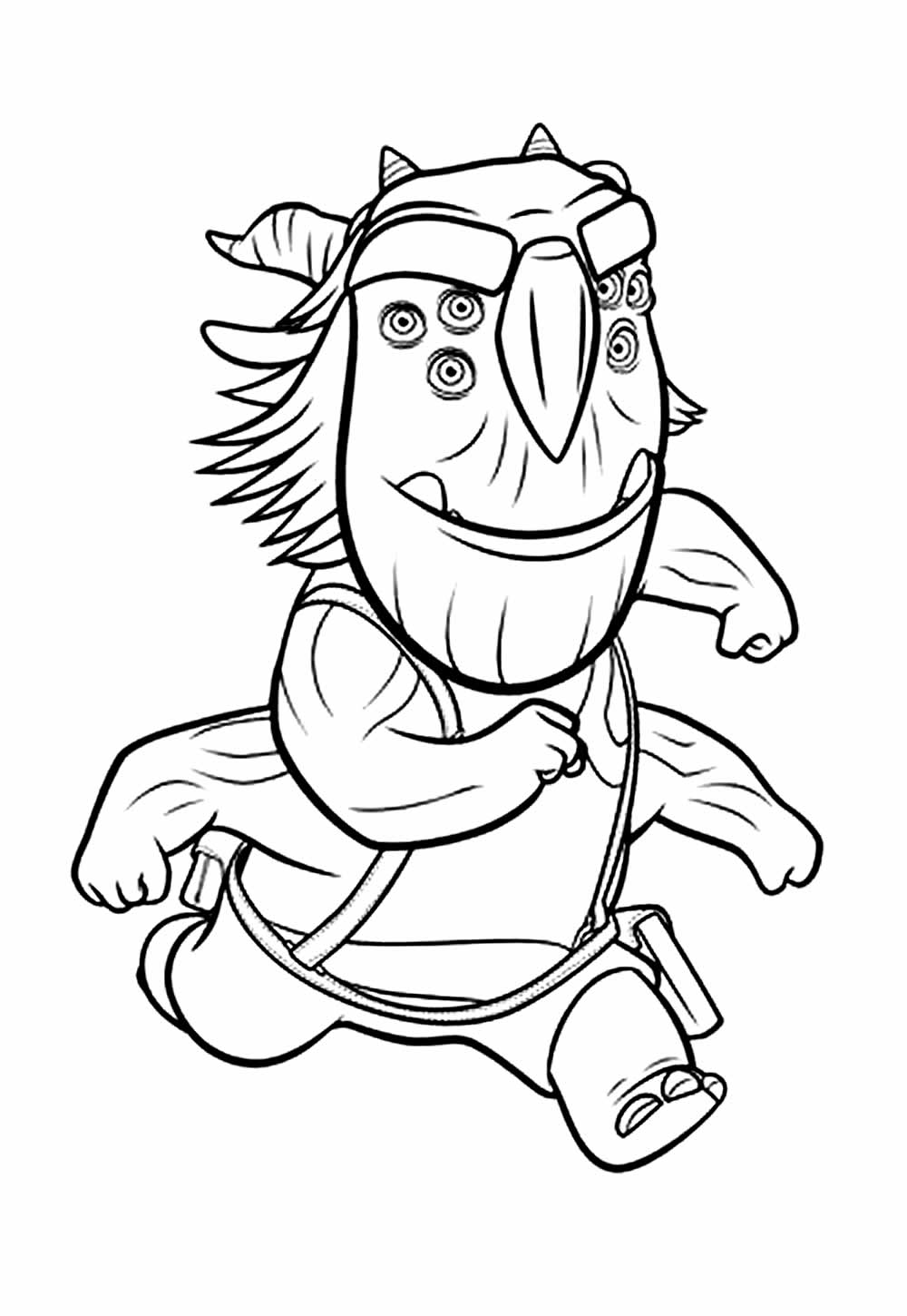 Desenho de Caçadores de Trolls para colorir