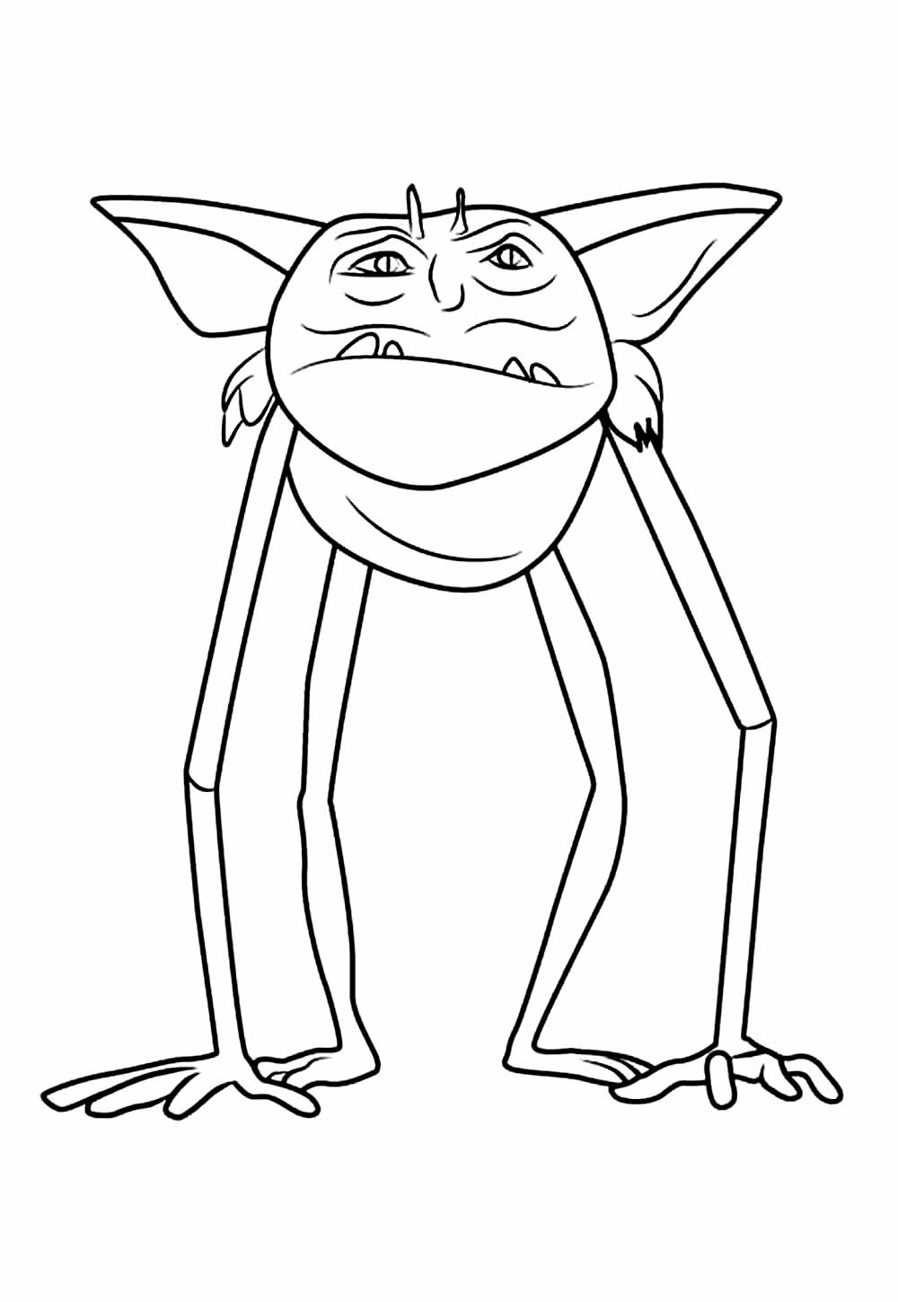 Desenho de Caçadores de Trolls
