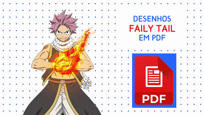 Desenhos de Fairy Tail em PDF