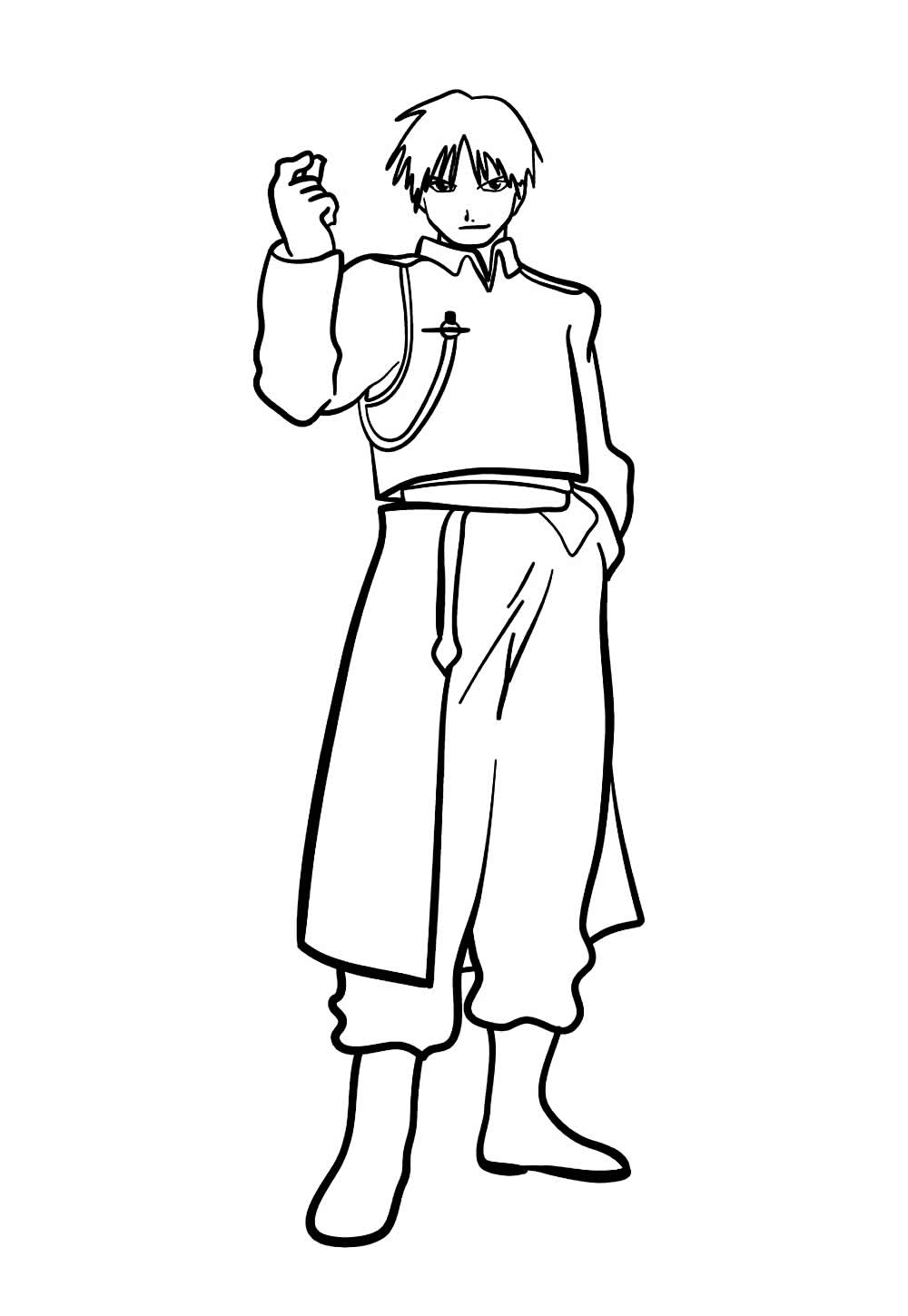 Fullmetal Alchemist para colorir