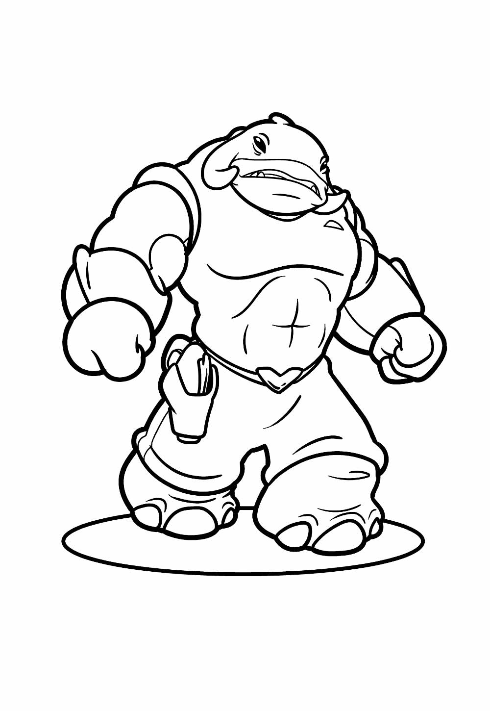 Página para pintar de Lilo e Stitch