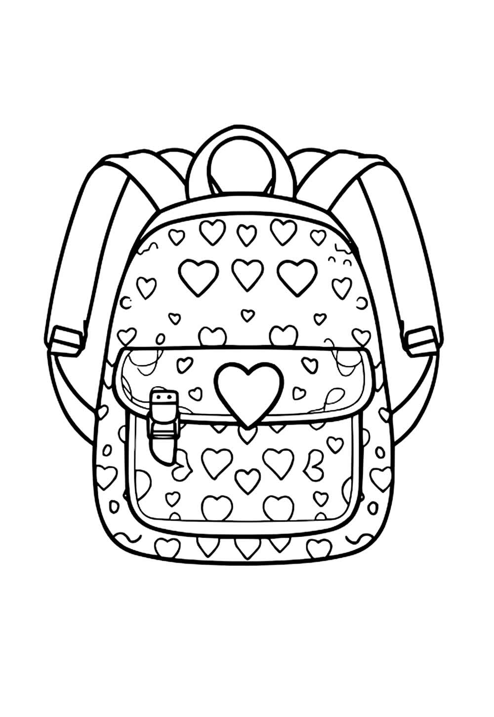 Desenho de Mochila