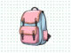 Desenhos de Mochila para colorir