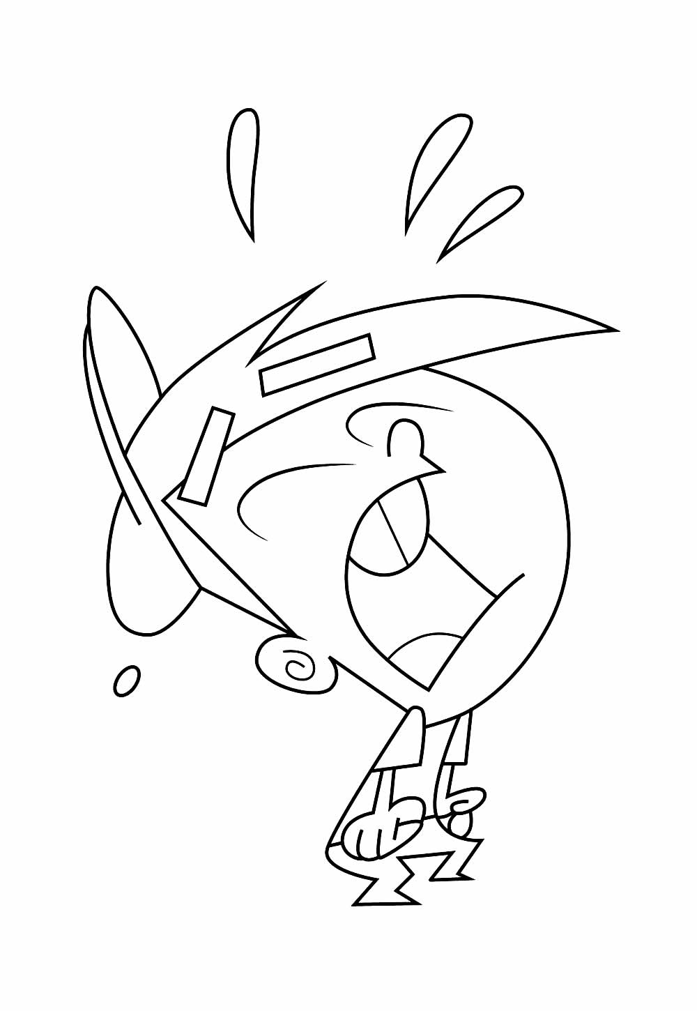 Os Padrinhos Mágicos para imprimir e pintar