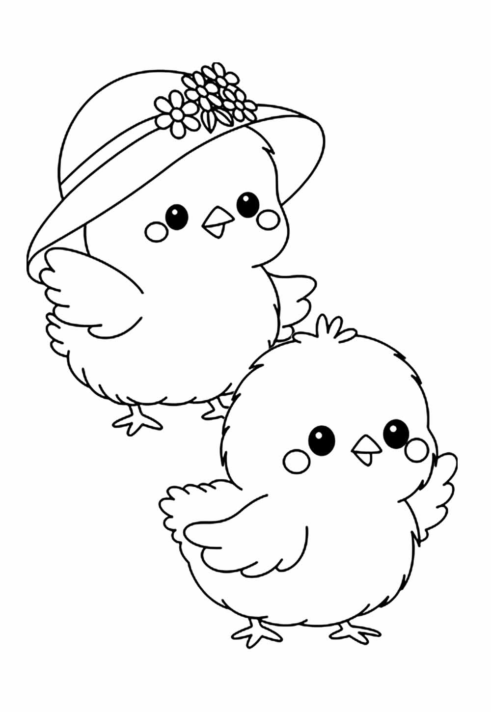 Desenho Pintinho Pintar