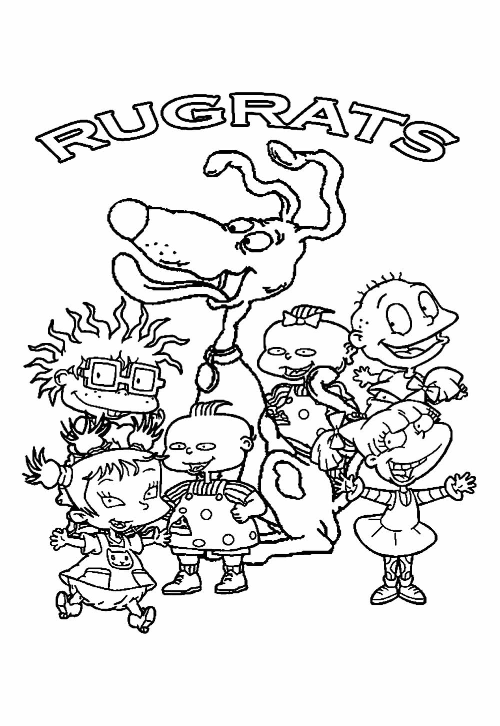 Desenho de Rugrats para pintar