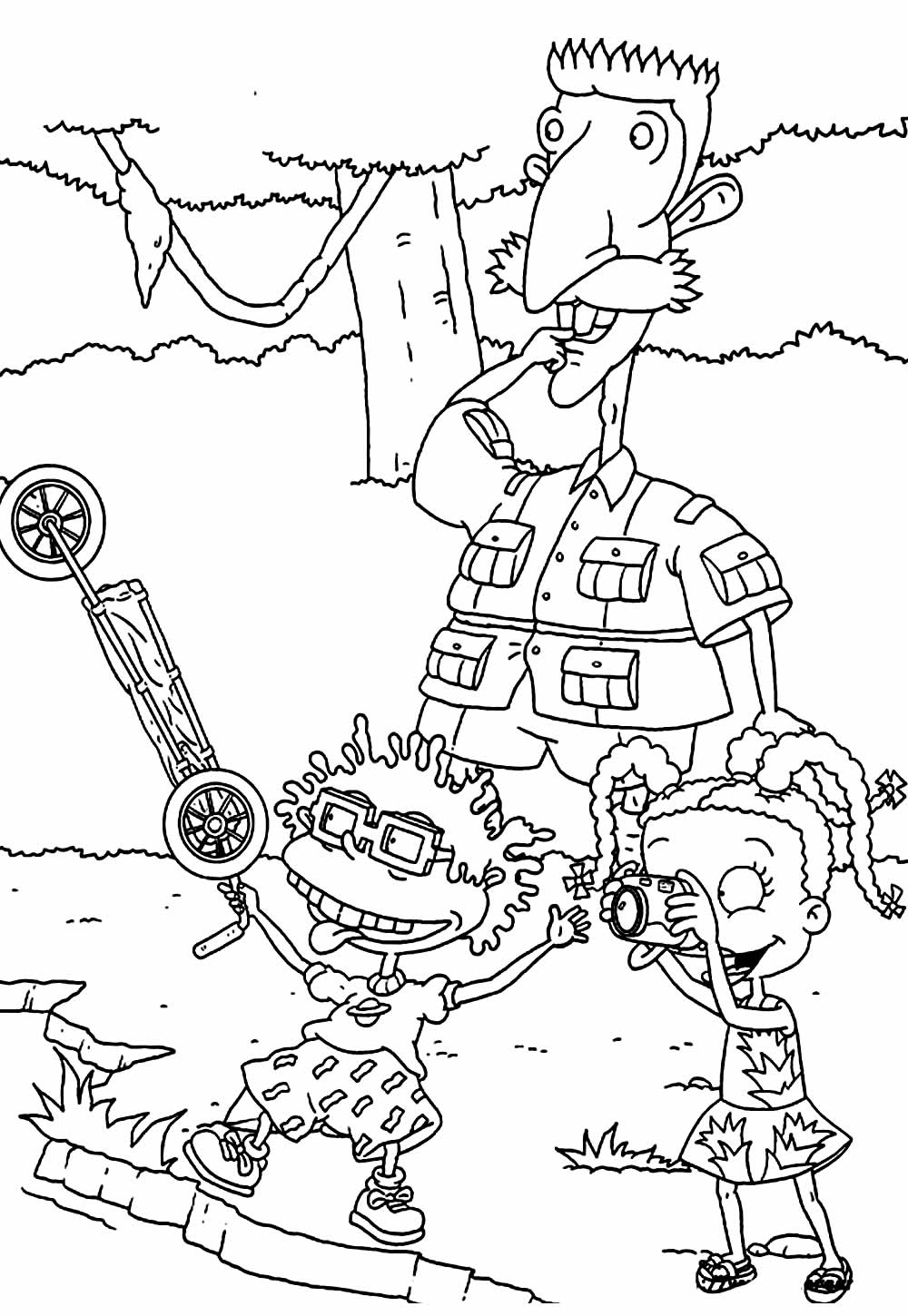 Desenho de Rugrats: Os Anjinhos para colorir