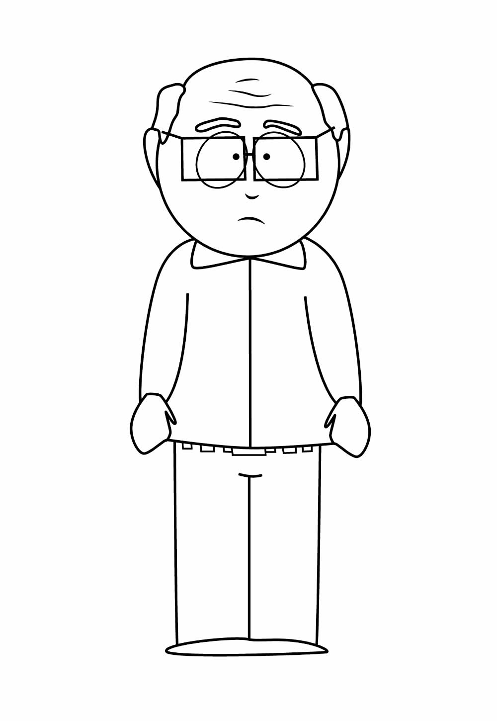 Desenho de South Park para imprimir