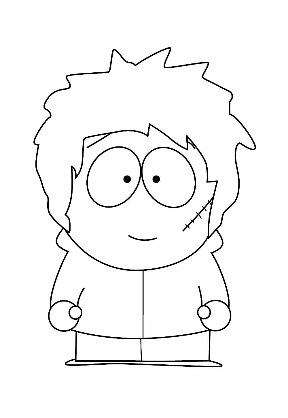Desenho de South Park para colorir e pintar