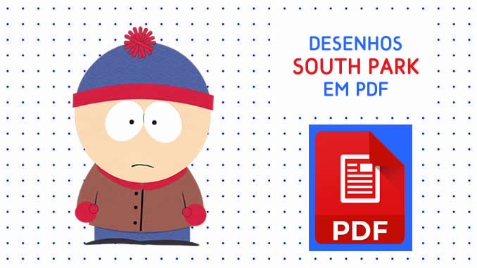 Desenhos de South Park em PDF