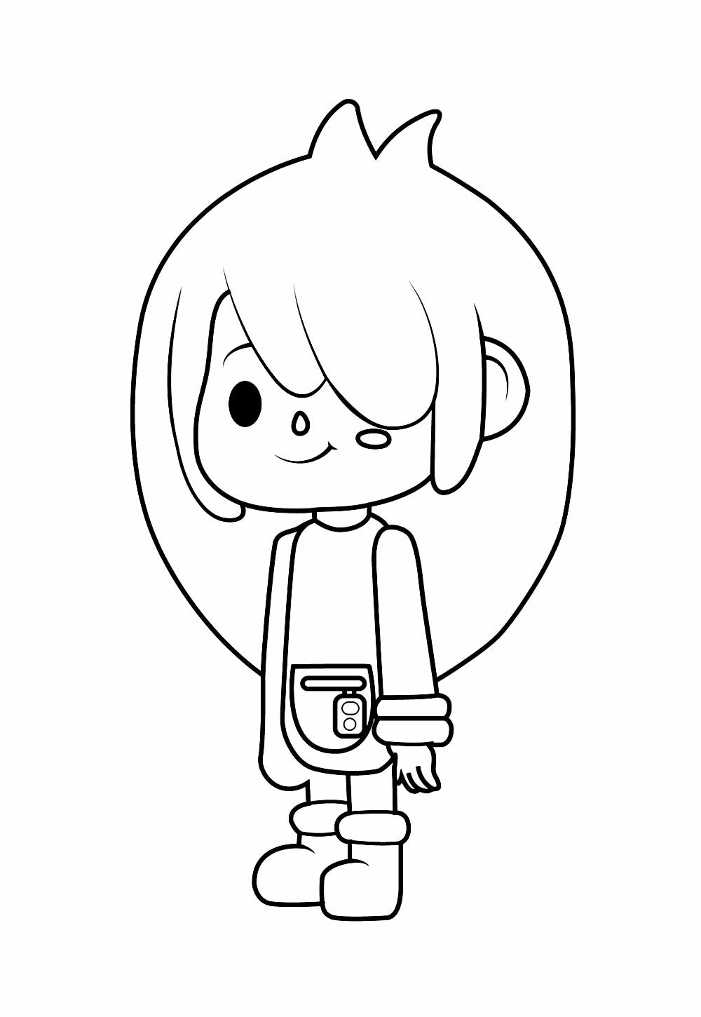 Desenho de Toca Life para colorir