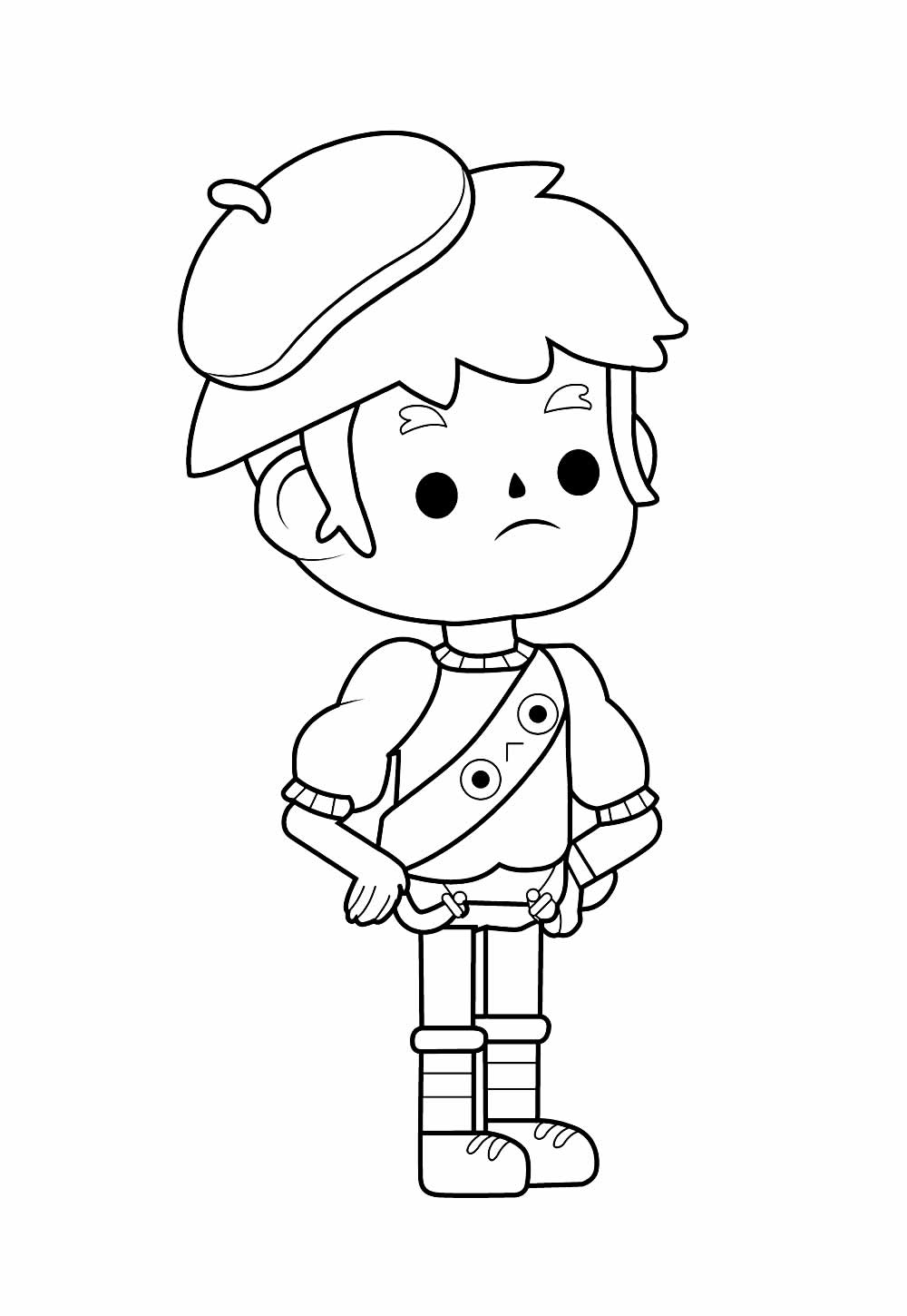 Desenho de Toca Life para imprimir