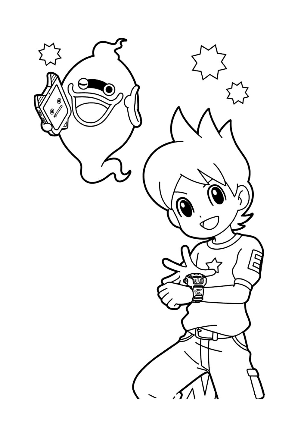 Desenho de Yo-Kai Watch para colorir