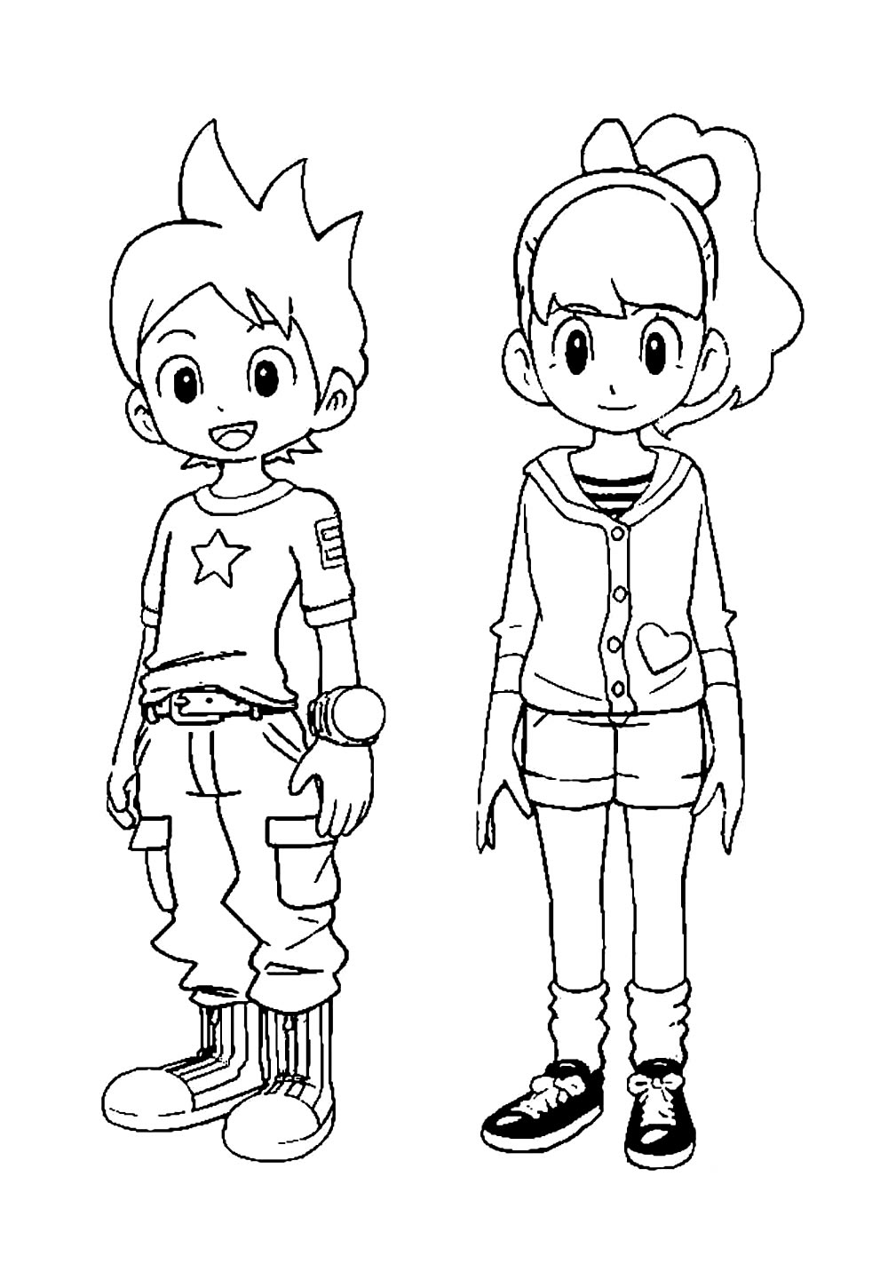 Desenhos de Yo-Kai Watch para colorir